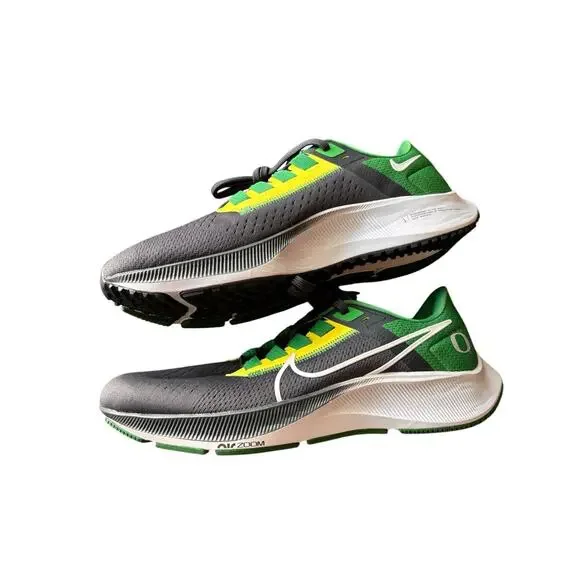 Nike Peagasus 38 Running Shoes Oregon Ducks Air Zoom DJ0840-001 Mens 9.5 Green